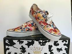 Vans Disney New Authentic Multi Princess Print Shoes US Women Sz 8