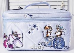 Vera Bradley Disney Cinderella Cosmetic Train Case Bag NWT
