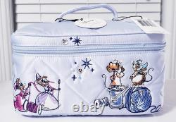 Vera Bradley Disney Cinderella Cosmetic Train Case Bag NWT