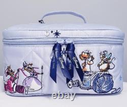 Vera Bradley Disney Cinderella Cosmetic Train Case Bag NWT