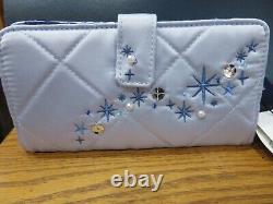 Vera Bradley Disney Cinderella PAISLEY ON MORNING GLORY-RFID FINLEY WALLET-NWTS