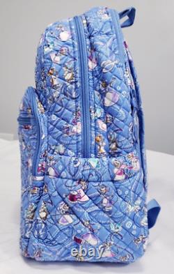 Vera Bradley Disney Cinderella Paisley Friends Campus Backpack Cotton NWT