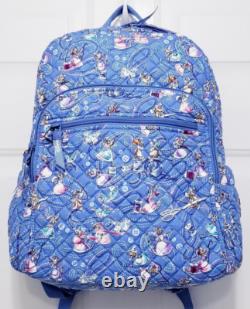 Vera Bradley Disney Cinderella Paisley Friends Campus Backpack Cotton NWT