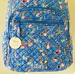 Vera Bradley Disney Cinderella Paisley Friends Campus Backpack NWT