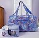 Vera Bradley Disney Cinderella Paisley Large Duffel Cosmetic Set NWT