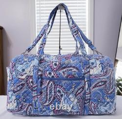 Vera Bradley Disney Cinderella Paisley Large Duffel Cosmetic Set NWT