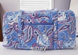 Vera Bradley Disney Cinderella Paisley Large Duffel Cosmetic Set NWT
