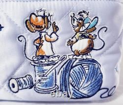 Vera Bradley Disney Cinderella Paisley Large Duffel Cosmetic Set NWT