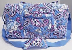 Vera Bradley Disney Cinderella Paisley Large Travel Duffel Bag Exact NWT
