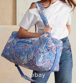 Vera Bradley Disney Cinderella Paisley Large Travel Duffel Bag Exact NWT