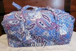 Vera Bradley Disney Cinderella Paisley Large Travel Duffel Weekender Bag NEW