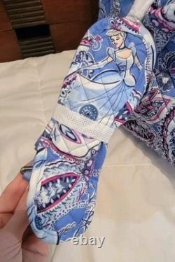 Vera Bradley Disney Cinderella Paisley Large Travel Duffel Weekender Bag NEW