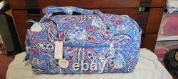 Vera Bradley Disney Cinderella Paisley Large Travel Duffel Weekender Bag NEW