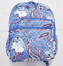 Vera Bradley Disney Cinderella Paisley XL Campus Backpack EXACT ONE NWT