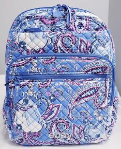 Vera Bradley Disney Cinderella Paisley XL Campus Backpack EXACT ONE NWT