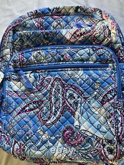 Vera Bradley Disney Cinderella Paisley XL Campus Laptop Backpack NEW NWT