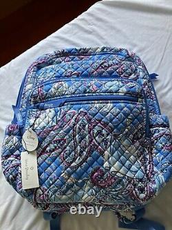 Vera Bradley Disney Cinderella Paisley XL Campus Laptop Backpack NEW NWT