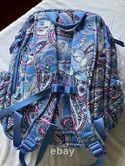 Vera Bradley Disney Cinderella Paisley XL Campus Laptop Backpack NEW NWT