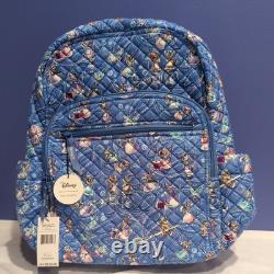 Vera Bradley Disney Cinderella Paisley XL Campus Laptop Backpack NEW NWT 18x12x7