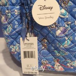 Vera Bradley Disney Cinderella Paisley XL Campus Laptop Backpack NEW NWT 18x12x7