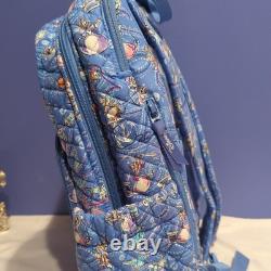 Vera Bradley Disney Cinderella Paisley XL Campus Laptop Backpack NEW NWT 18x12x7