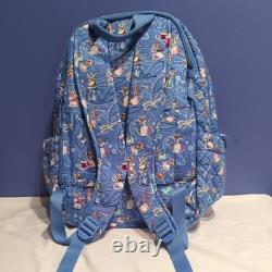 Vera Bradley Disney Cinderella Paisley XL Campus Laptop Backpack NEW NWT 18x12x7
