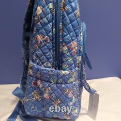 Vera Bradley Disney Cinderella Paisley XL Campus Laptop Backpack NEW NWT 18x12x7