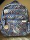 Vera Bradley Disney Cinderella Paisley XL Campus School Laptop Backpack NWT