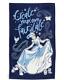 Vera Bradley Disney Cinderella Twilight Blue Plush Throw Blanket 50 X 80 New