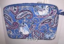 Vera Bradley Laptop Organizer Case Disney Cinderella Paisley NWT