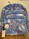 Vera Bradley X Disney Cinderella Paisley XL Campus Backpack NWT