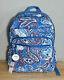 Vera Bradley X Disney Cinderella Paisley XL Campus Backpack NWT