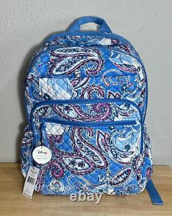 Vera Bradley X Disney Cinderella Paisley XL Campus Backpack NWT