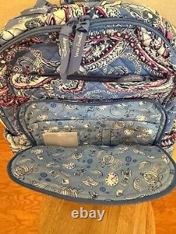 Vera Bradley X Disney Cinderella Paisley XL Campus Backpack NWT