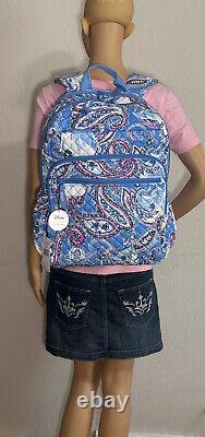 Vera Bradley X Disney Cinderella Paisley XL Campus Backpack NWT