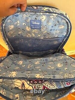 Vera Bradley X Disney Cinderella Paisley XL Campus Backpack NWT