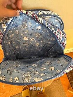 Vera Bradley X Disney Cinderella Paisley XL Campus Backpack NWT