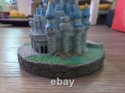 Vintage Disney Cinderella Castle Figurine Statue With Watch. LE Park Exclusive