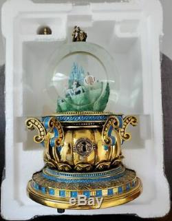 Vintage Disney Cinderella Pumpkin Carriage Musical Snowglobe Coach Globe Rare