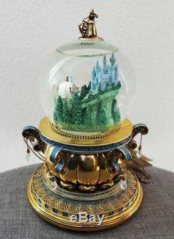 Vintage Disney Cinderella Pumpkin Carriage Musical Snowglobe Coach Globe Rare