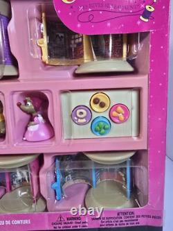 Vintage Disney Cinderella Sewing Playset with Mice Thread Spool Rooms NIB