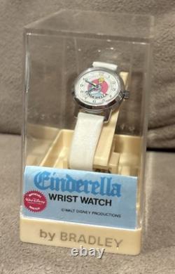 Vintage Disney Cinderella Wrist Watch by Bradley 1960's NEW with NEW Battery
