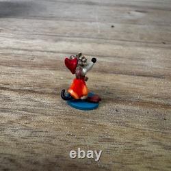 Vintage Disney Goebel Miniatures Cinderella Jaq Figurine Goebel Collectible New