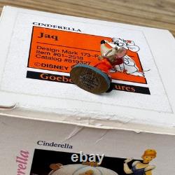 Vintage Disney Goebel Miniatures Cinderella Jaq Figurine Goebel Collectible New