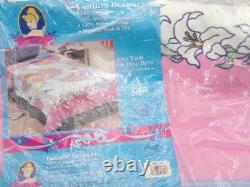 Vintage Rare Walt Disney Cinderella Prince Charming Blanket New NOS SET