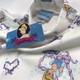 Vtg 80s 90s Walt Disney CINDERELLA Princess RARE AOP Shirt Kids Youth L NEW TAGS