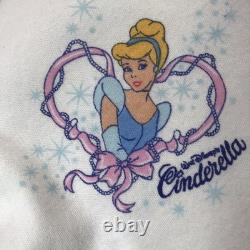 Vtg 80s 90s Walt Disney CINDERELLA Princess RARE AOP Shirt Kids Youth L NEW TAGS