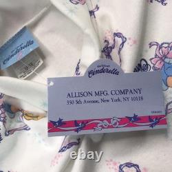 Vtg 80s 90s Walt Disney CINDERELLA Princess RARE AOP Shirt Kids Youth L NEW TAGS
