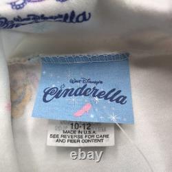 Vtg 80s 90s Walt Disney CINDERELLA Princess RARE AOP Shirt Kids Youth L NEW TAGS