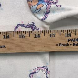 Vtg 80s 90s Walt Disney CINDERELLA Princess RARE AOP Shirt Kids Youth L NEW TAGS